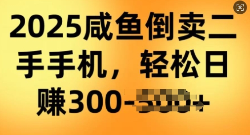 2025闲鱼倒卖二手手机，高客单，高利润，轻松日入3张-代码轻学堂