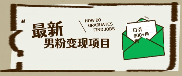 最新男粉变现项目，日引100+S粉，流量爆炸，小白轻松上手-代码轻学堂