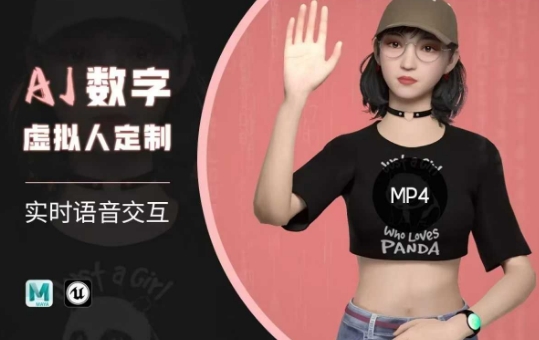 Ai数字人虚拟(智能体)实时语音交互特训营，​自行定制超写实角色AI数字人交互技术-代码轻学堂